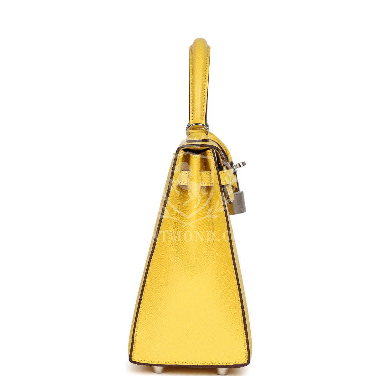 Hermes Kelly Sellier 25 Jaune De Naples Epsom PHW — изображение 3