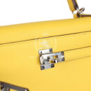 Hermes Kelly Sellier 25 Jaune De Naples Epsom PHW