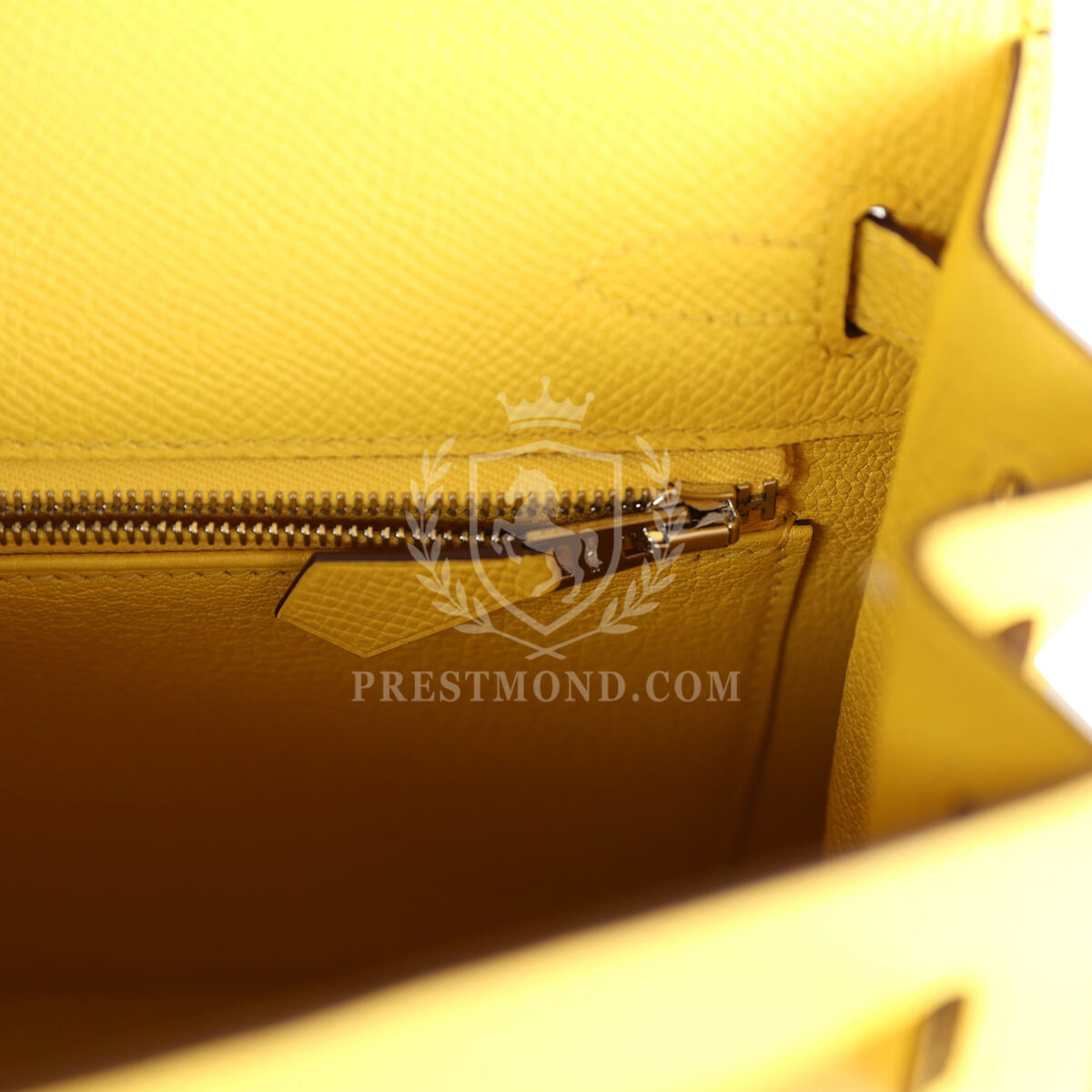Hermes Kelly Sellier 25 Jaune De Naples Epsom PHW — изображение 9