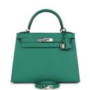 Hermes Kelly Sellier 28 Vert Vertigo Epsom PHW