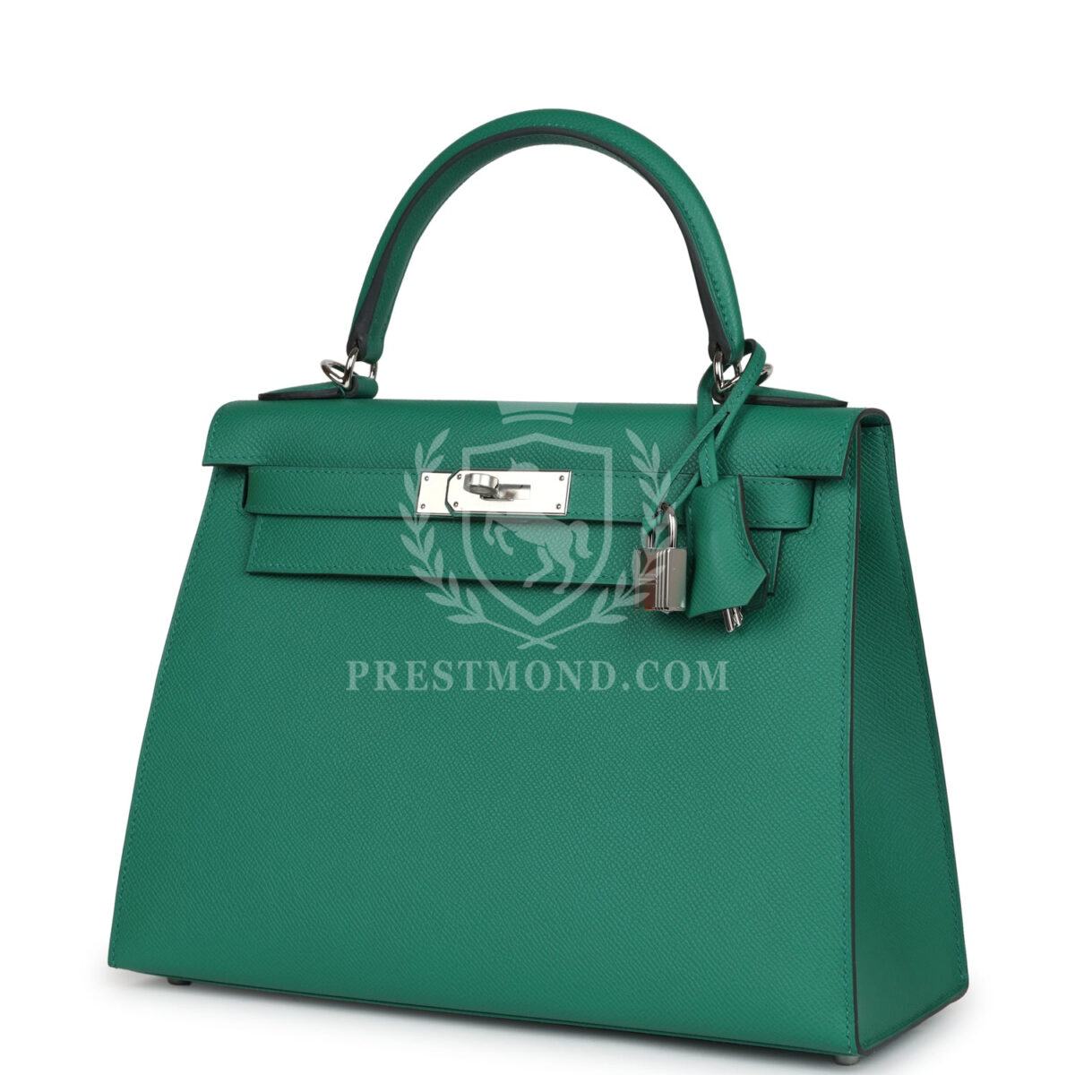 Hermes Kelly Sellier 28 Vert Vertigo Epsom PHW — изображение 5