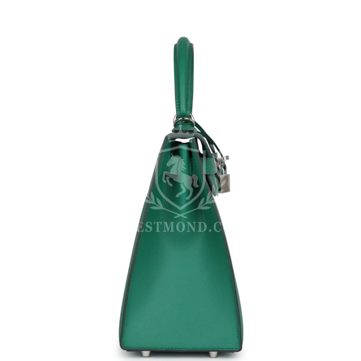 Hermes Kelly Sellier 28 Vert Vertigo Epsom PHW — изображение 3
