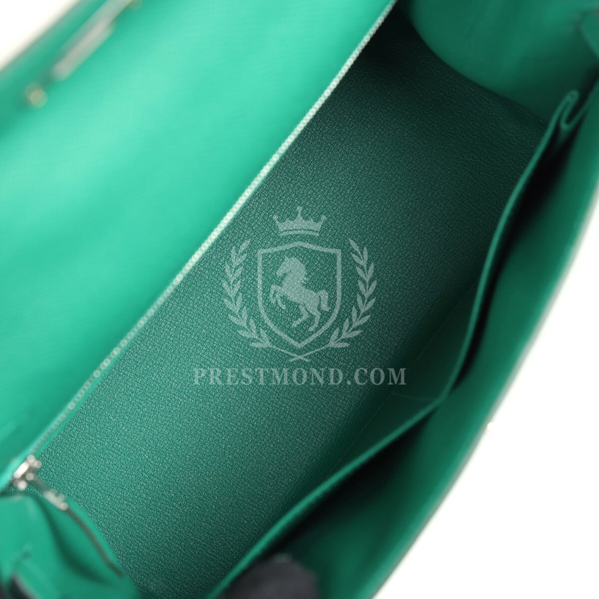 Hermes Kelly Sellier 28 Vert Vertigo Epsom PHW — изображение 8