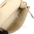 Hermes Kelly Sellier 20 Vanille Matte Alligator GHW