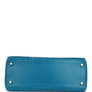 Hermes Kelly Retourne 28 Bleu Izmir Tadelakt GHW