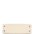 Hermes Special Order (HSS) Kelly Sellier 20 Craie and Gris Asphalte Epsom PBHW