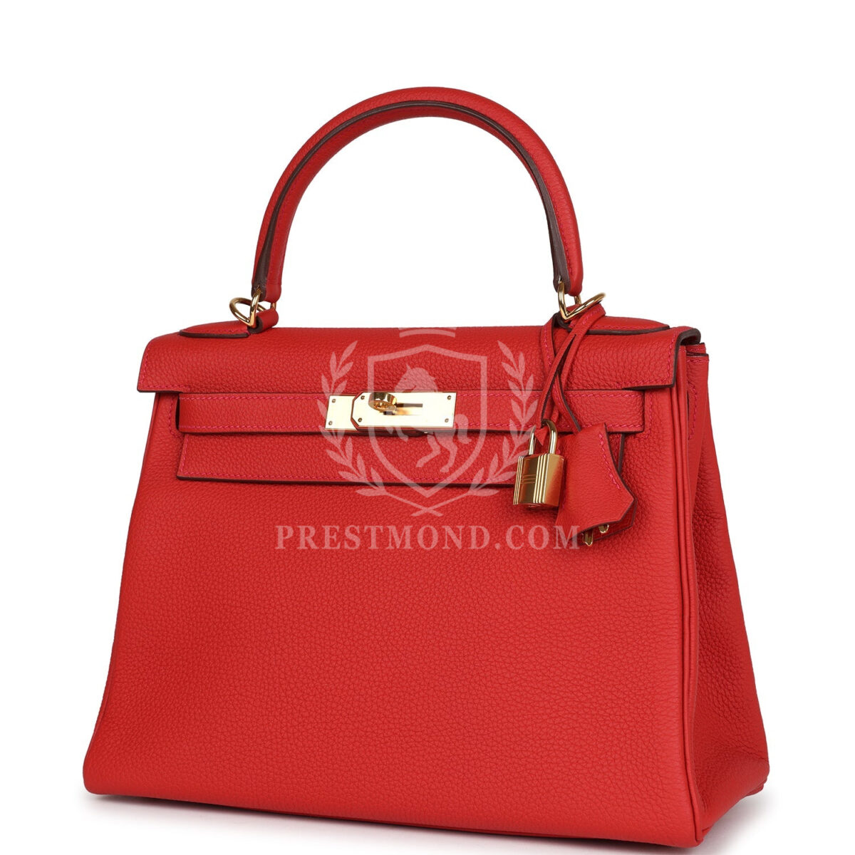 Hermes Kelly Retourne 28 Geranium Togo GHW — изображение 5