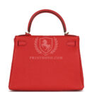 Hermes Kelly Retourne 28 Geranium Togo GHW