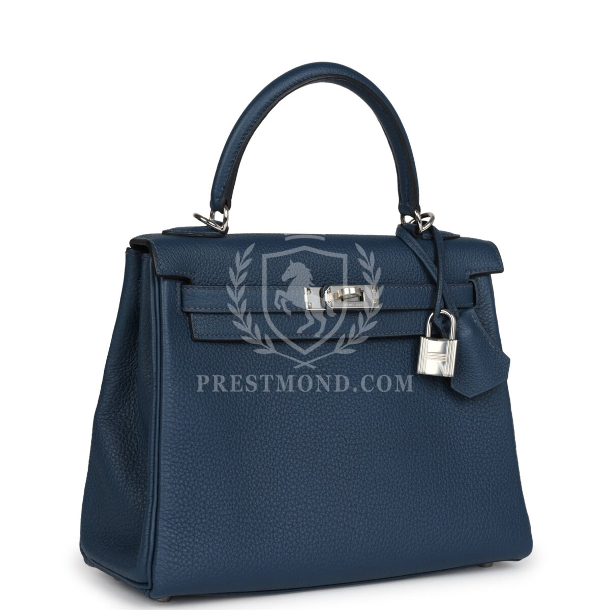 Hermes Kelly Retourne 25 Bleu De Prusse Togo PHW — изображение 2