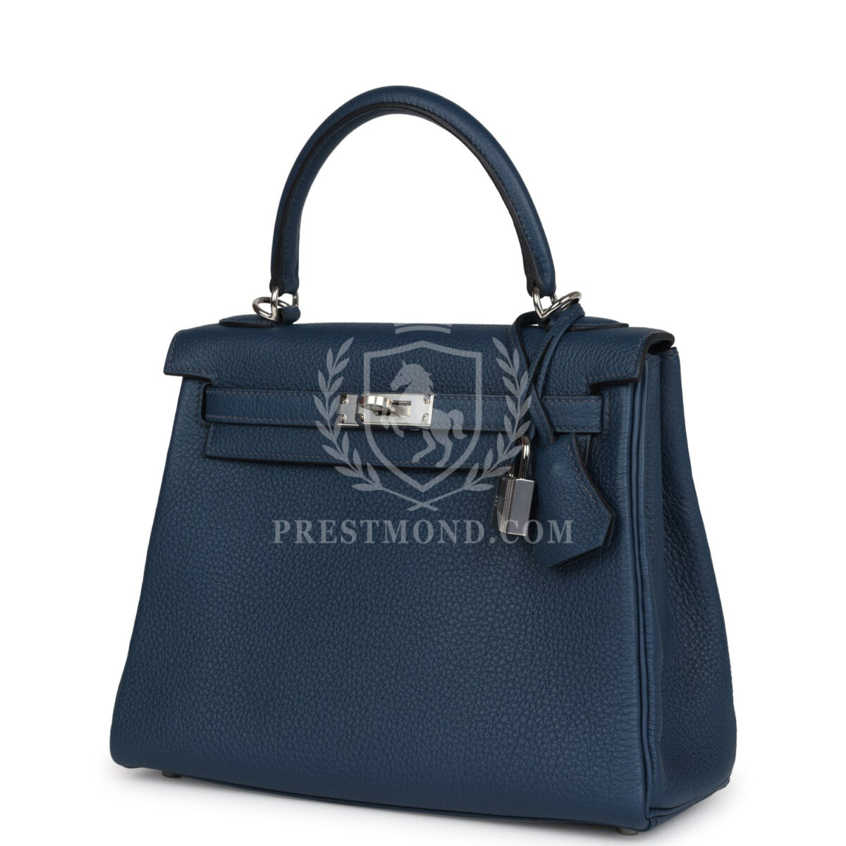 Hermes Kelly Retourne 25 Bleu De Prusse Togo PHW — изображение 5