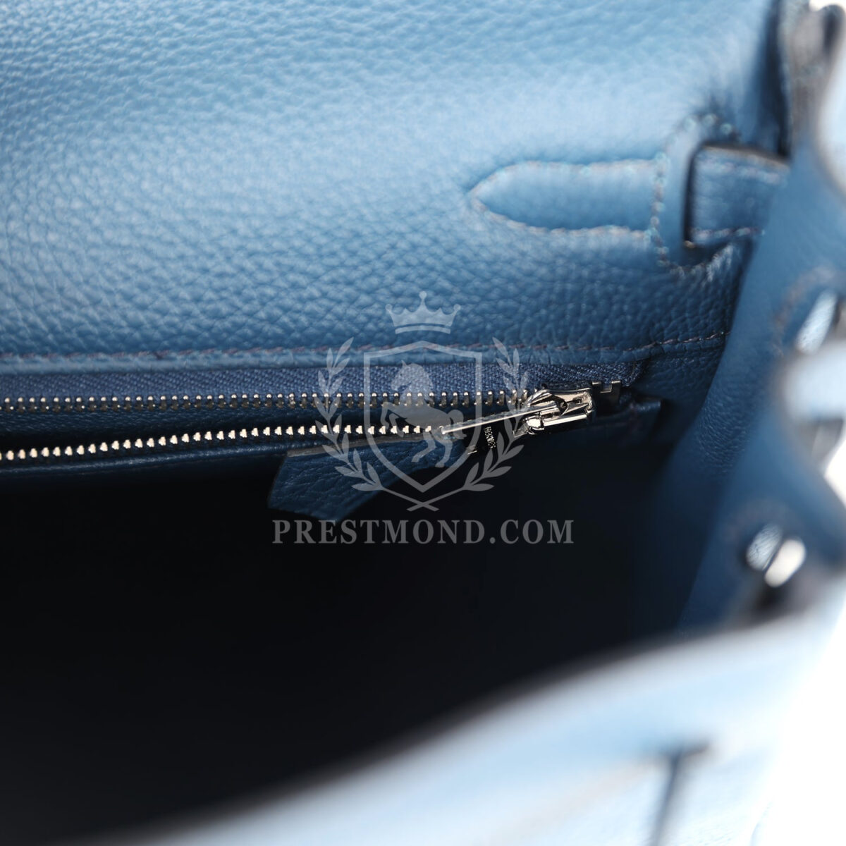 Hermes Kelly Retourne 25 Bleu De Prusse Togo PHW — изображение 9