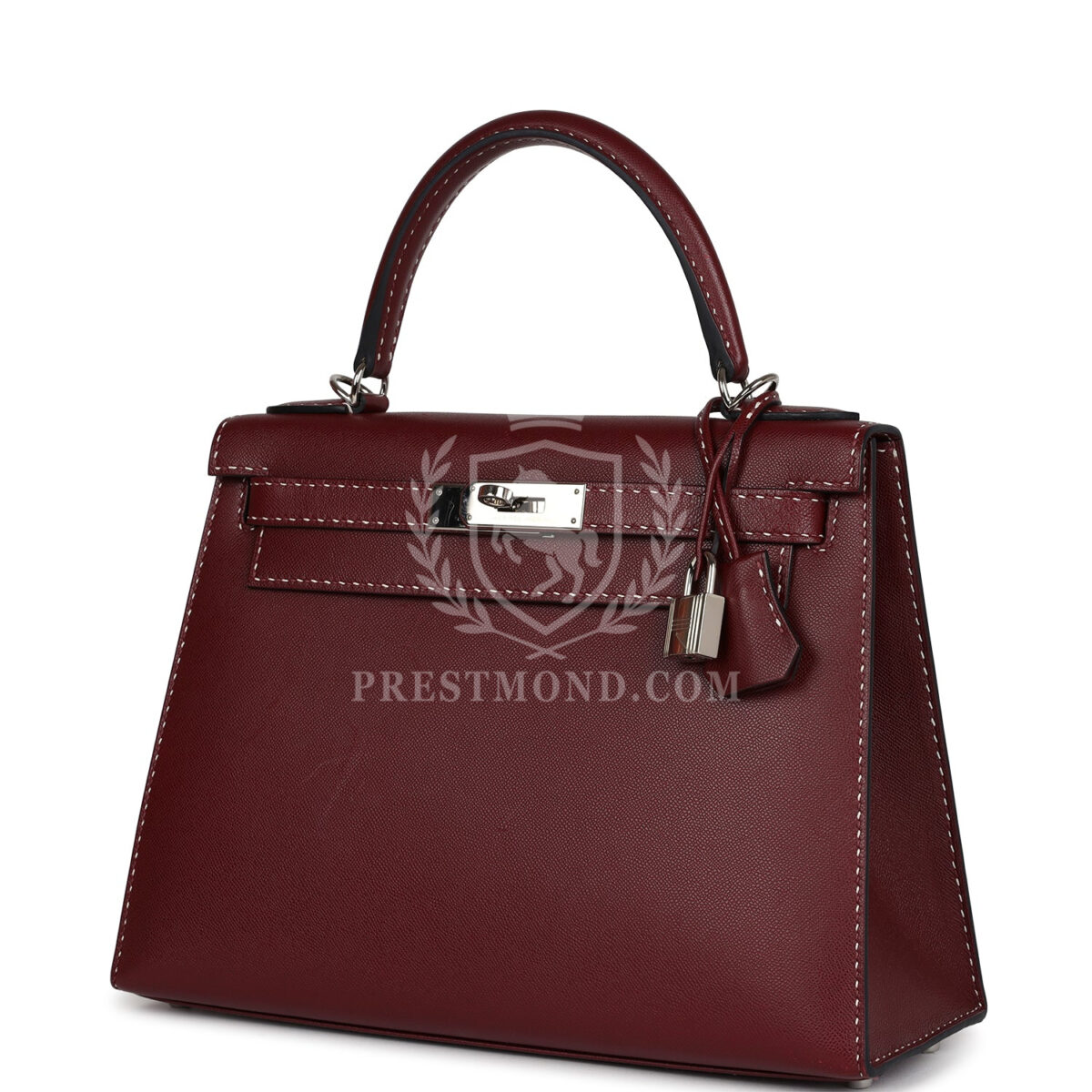 Hermes "Miss You" Kelly Sellier 28 Rouge H Monsieur PHW — изображение 5