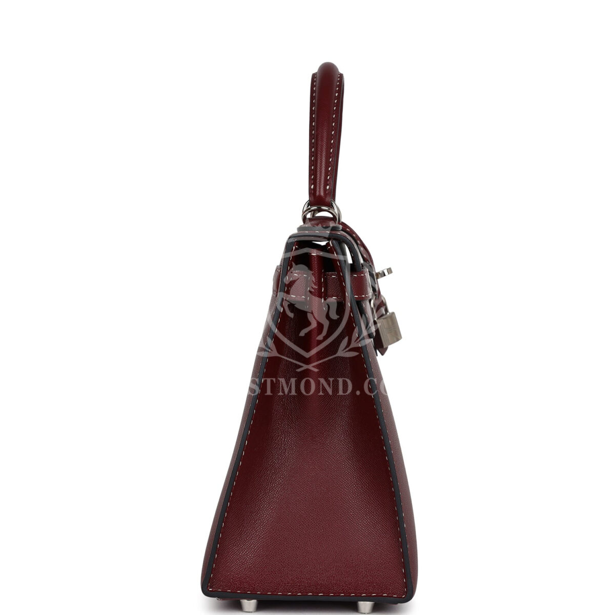Hermes "Miss You" Kelly Sellier 28 Rouge H Monsieur PHW — изображение 3