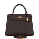 Hermes Kelly Sellier 25 Ecorce Epsom GHW