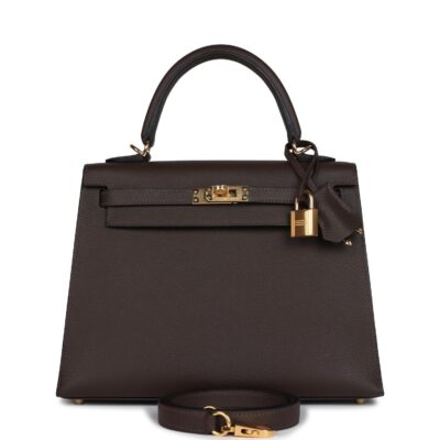 Hermes Kelly Sellier 25 Ecorce Epsom GHW
