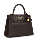 Hermes Kelly Sellier 25 Ecorce Epsom GHW
