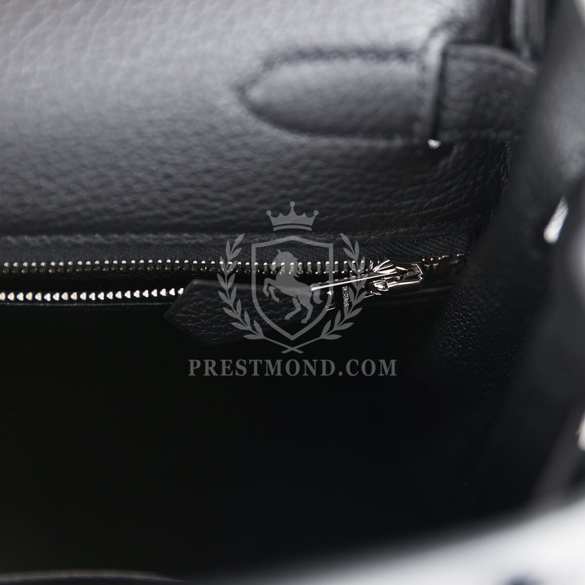 Hermes Kelly Retourne 28 Black Togo PHW — изображение 9