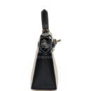 Hermes Special Order (HSS) Kelly Sellier 20 Craie and Black Epsom PBHW