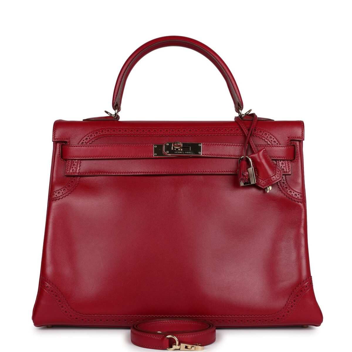 Hermes Ghillies Kelly Retourne 35 Rubis Tadelakt PBHW