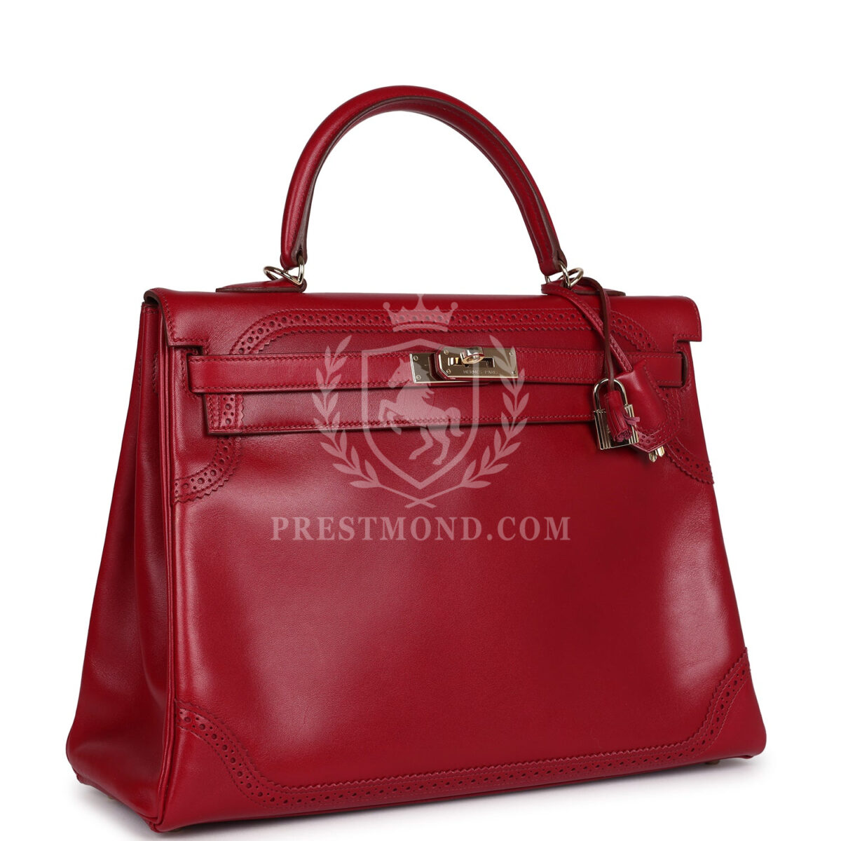 Hermes Ghillies Kelly Retourne 35 Rubis Tadelakt PBHW — изображение 2