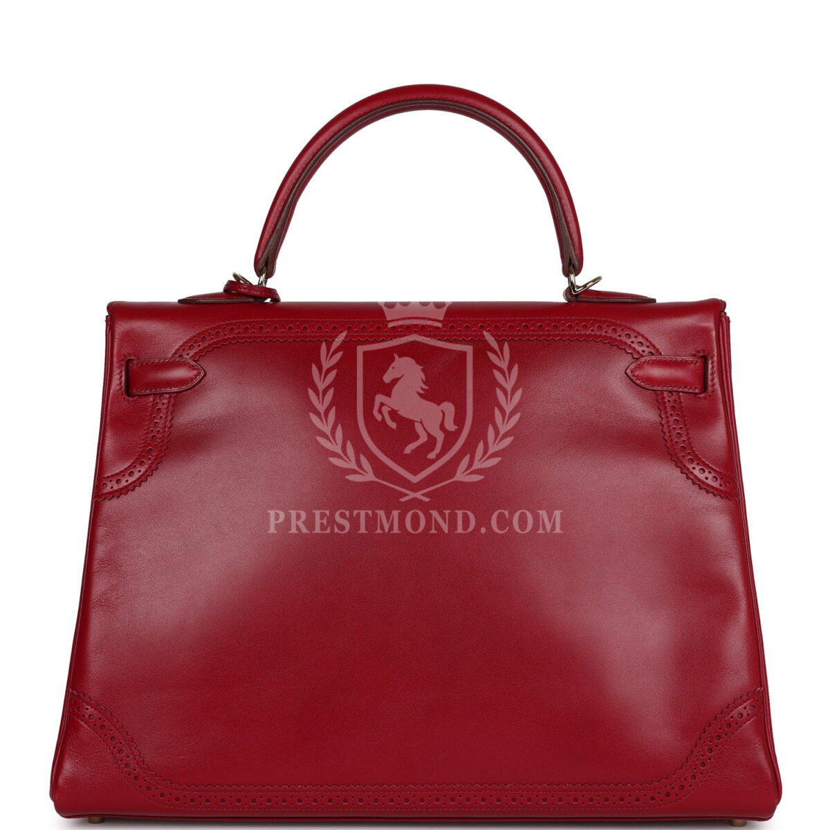 Hermes Ghillies Kelly Retourne 35 Rubis Tadelakt PBHW — изображение 4
