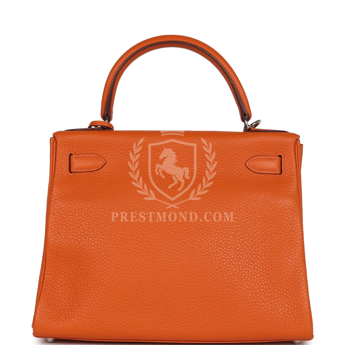Hermes Special Order (HSS) Kelly Retourne 28 Orange Togo PHW — изображение 4