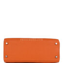 Hermes Special Order (HSS) Kelly Retourne 28 Orange Togo PHW