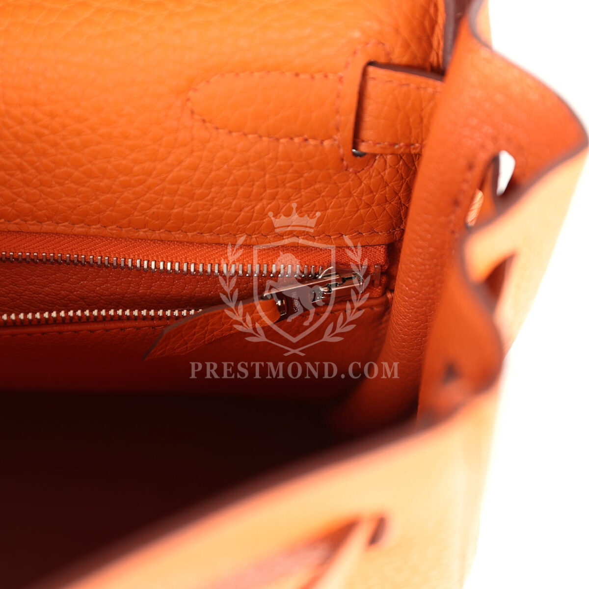 Hermes Special Order (HSS) Kelly Retourne 28 Orange Togo PHW — изображение 9