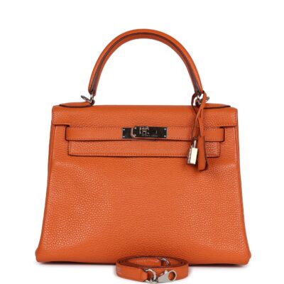 Hermes Kelly Retourne 28 Orange Togo PHW