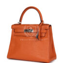 Hermes Kelly Retourne 28 Orange Togo PHW
