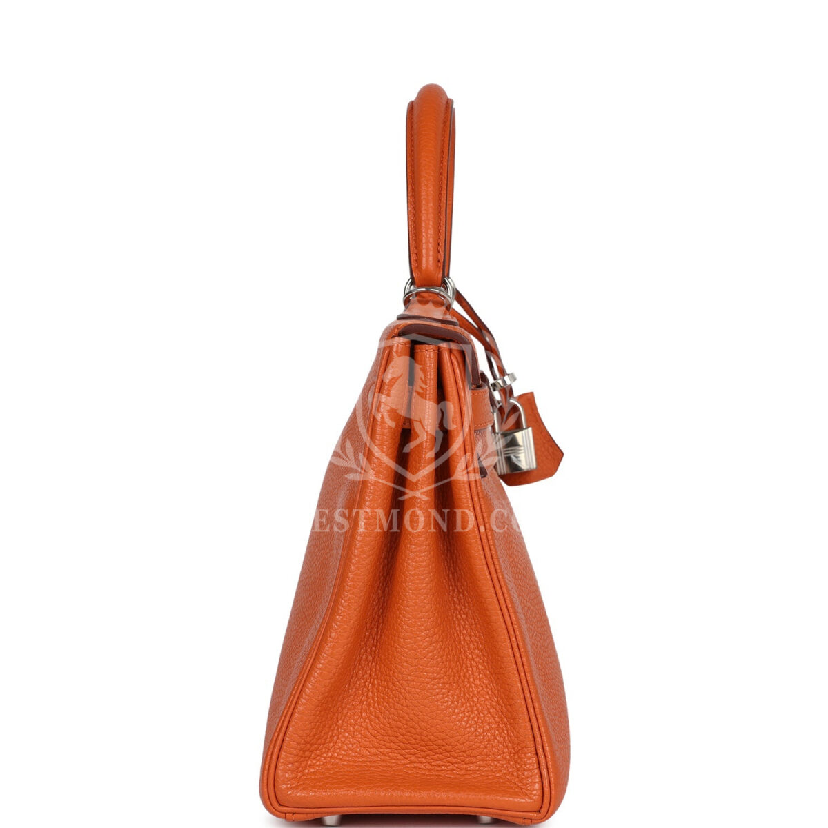 Hermes Kelly Retourne 28 Orange Togo PHW — изображение 3