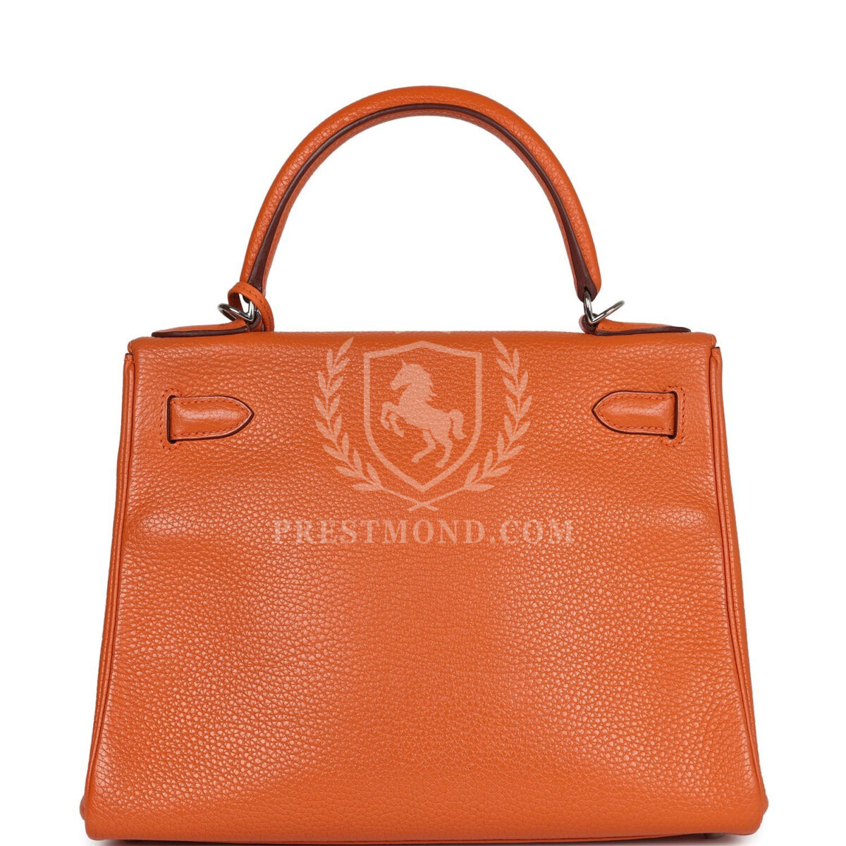 Hermes Kelly Retourne 28 Orange Togo PHW — изображение 4