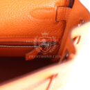 Hermes Kelly Retourne 28 Orange Togo PHW