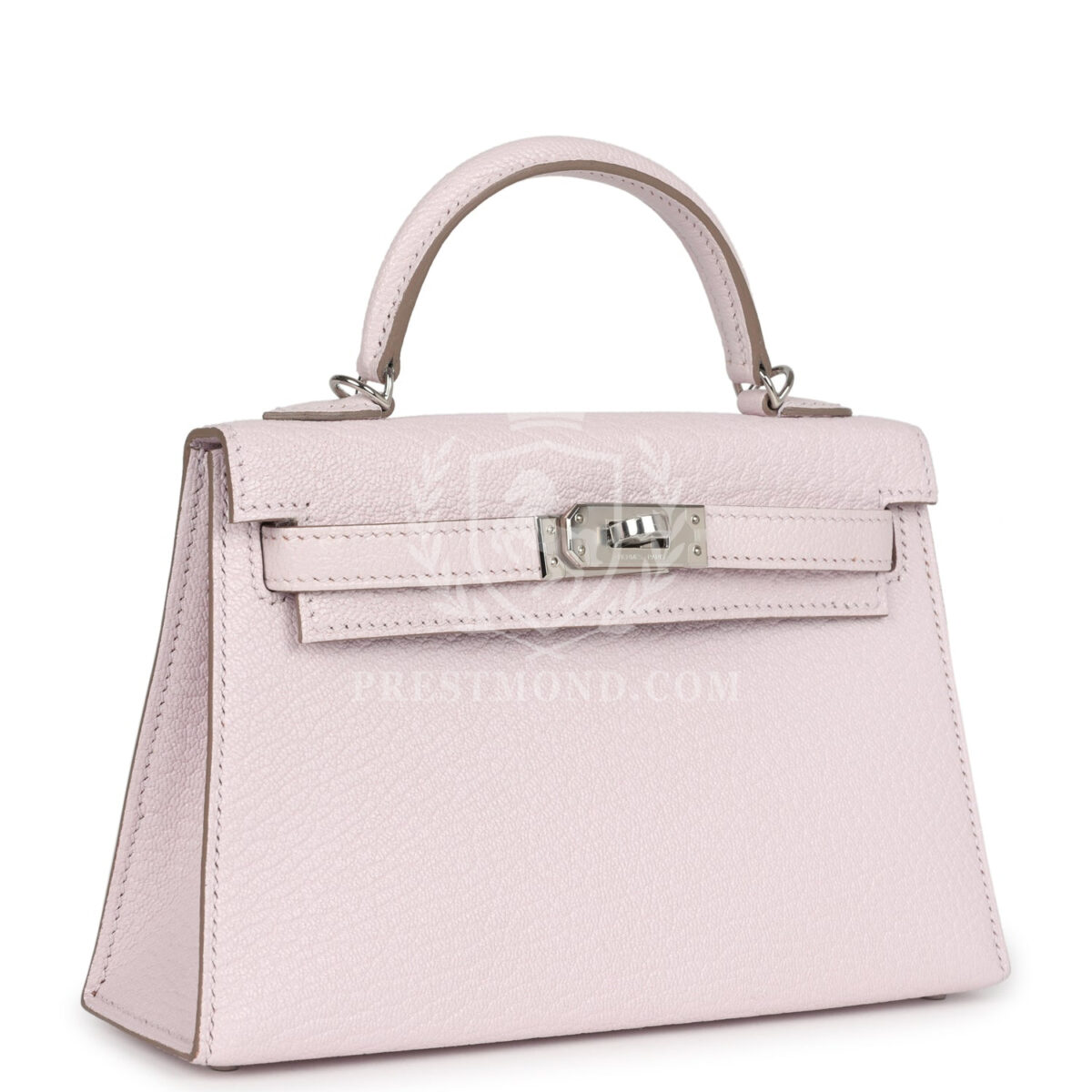 Hermes Kelly Sellier 20 Mauve Pale Chevre PHW — изображение 2