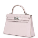 Hermes Kelly Sellier 20 Mauve Pale Chevre PHW