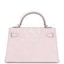 Hermes Kelly Sellier 20 Mauve Pale Chevre PHW