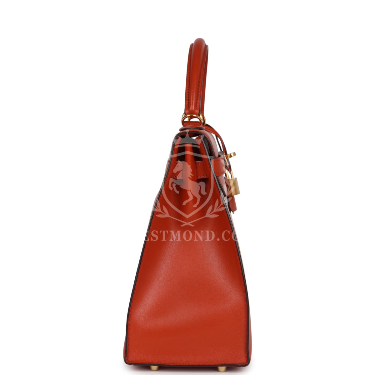Hermes Kelly Sellier 32 Terre Battue Tadelakt GHW — изображение 3