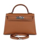 Hermes Kelly Sellier 20 Gold Epsom PHW