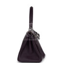 Vintage Hermes Fringe Shoulder Kelly 42 JPG Raisin Clemence PHW
