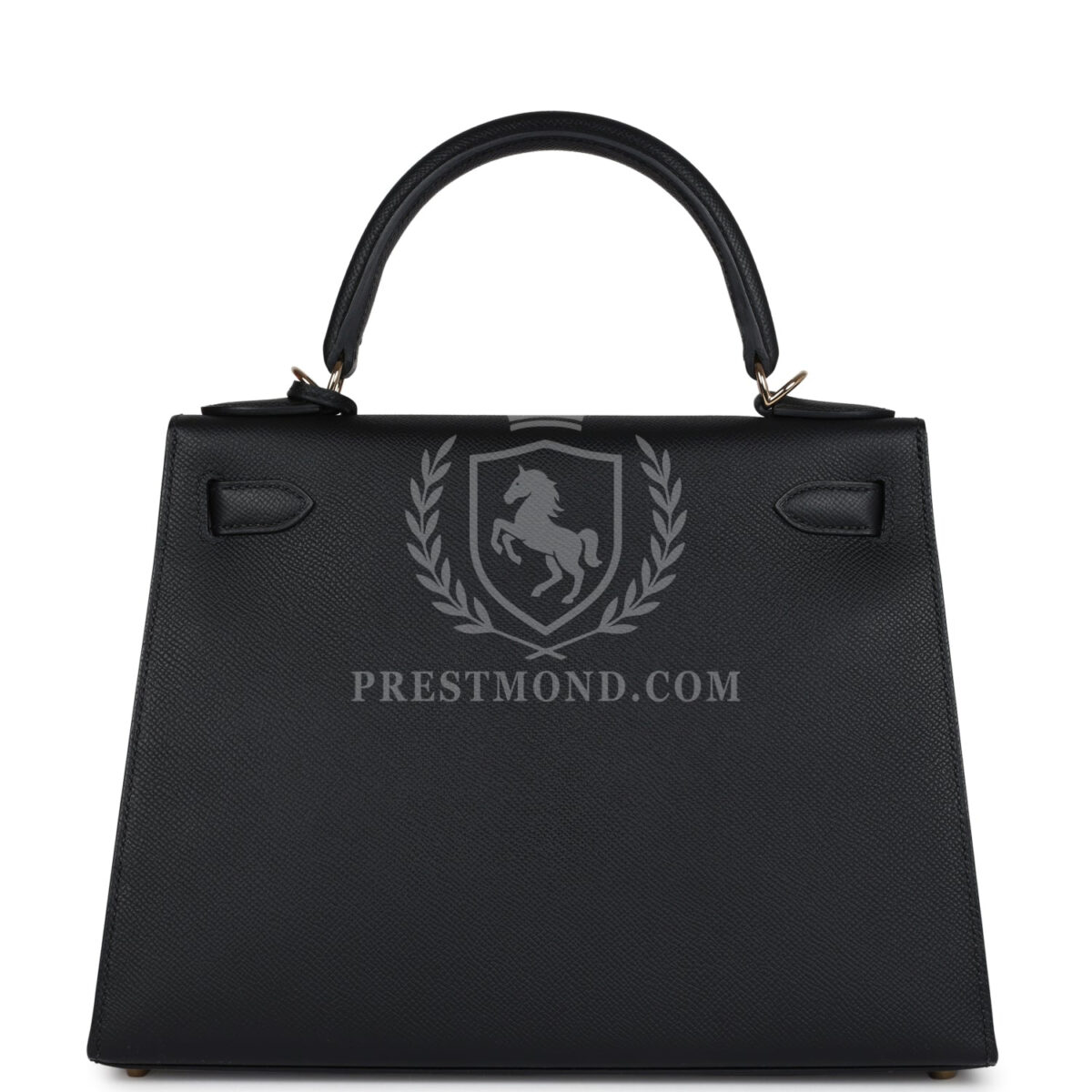 Hermes Kelly Sellier 28 Black Epsom PBHW — изображение 4