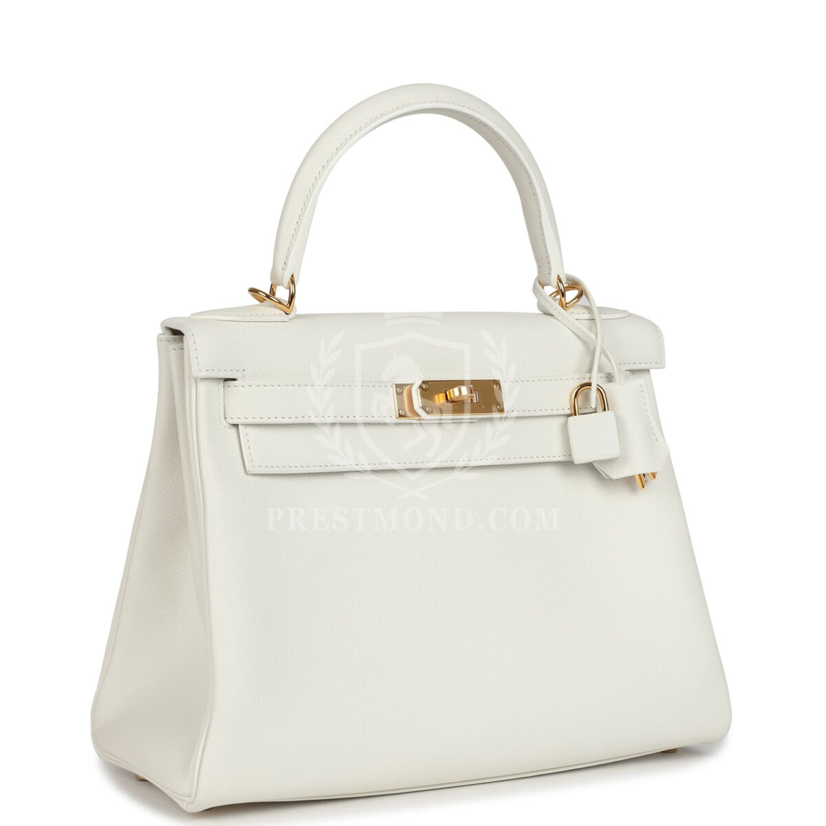 Hermes Kelly Retourne 28 White Evercolor GHW — изображение 2