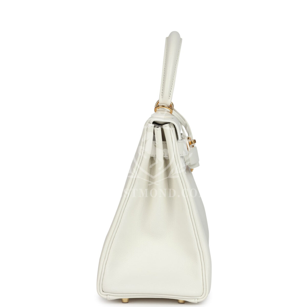 Hermes Kelly Retourne 28 White Evercolor GHW — изображение 3