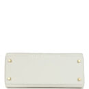 Hermes Kelly Retourne 28 White Evercolor GHW
