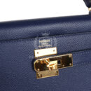 Hermes Kelly Sellier 28 Bleu Saphir Epsom GHW