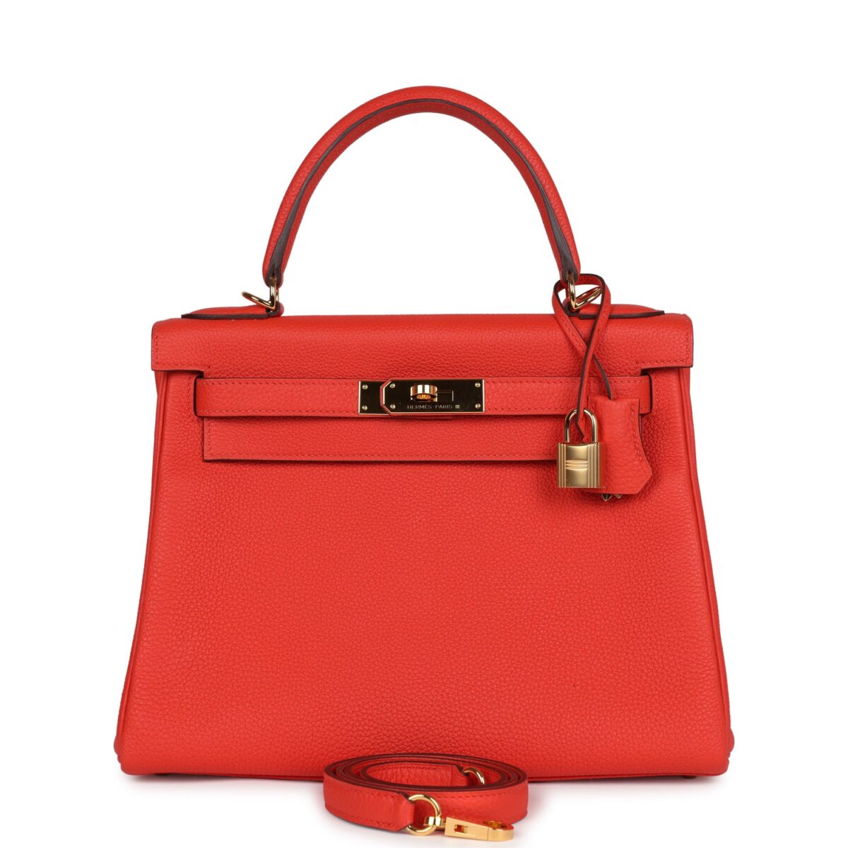Hermes Kelly Retourne 28 Capucine Togo GHW