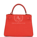 Hermes Kelly Retourne 28 Capucine Togo GHW