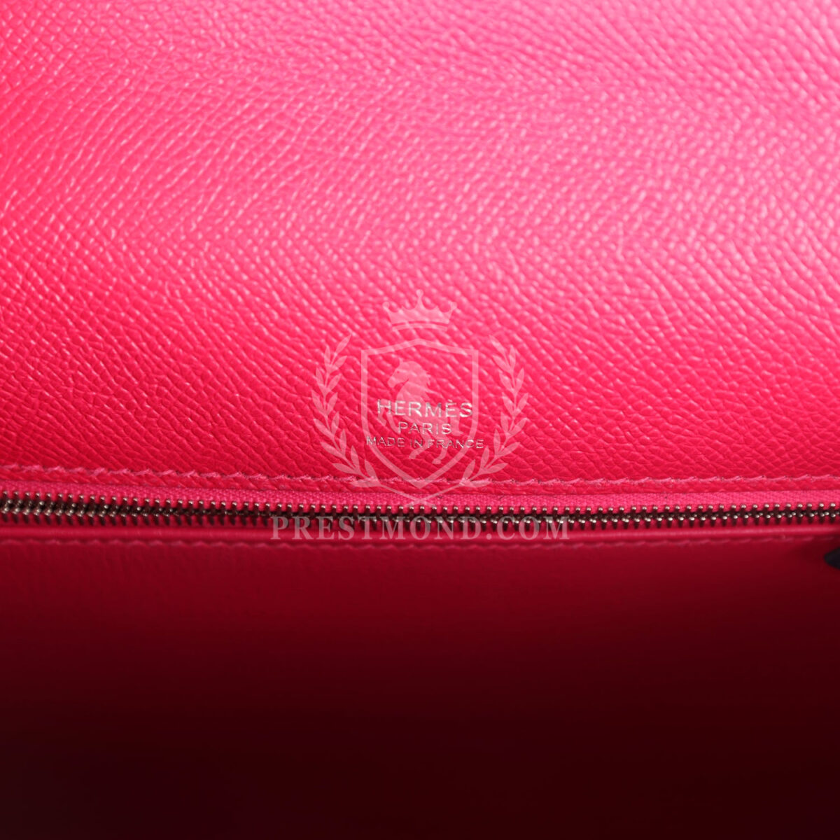 Hermes Kelly Sellier 28 Casaque Bleu Indigo and Rouge Sellier Epsom PHW — изображение 8