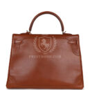 Hermes Ghillies Kelly Retourne 35 Fauve Tadelakt PBHW