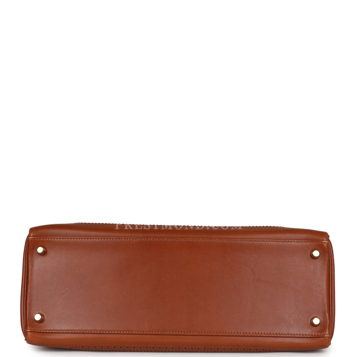 Hermes Ghillies Kelly Retourne 35 Fauve Tadelakt PBHW — изображение 6