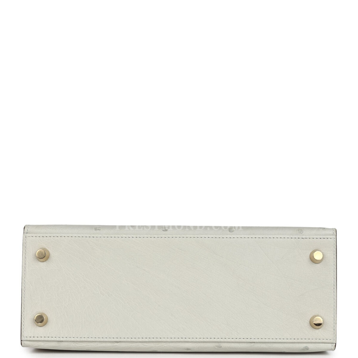 Hermes Special Order (HSS) Kelly Sellier 25 Gris Perle and Graphite Ostrich PBHW — изображение 6